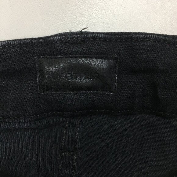 MOTHER Guilty As Sin The Looker Ankle Fray Hem Distressed/Rip Knee Skinny Jeans - Picture 2 of 14